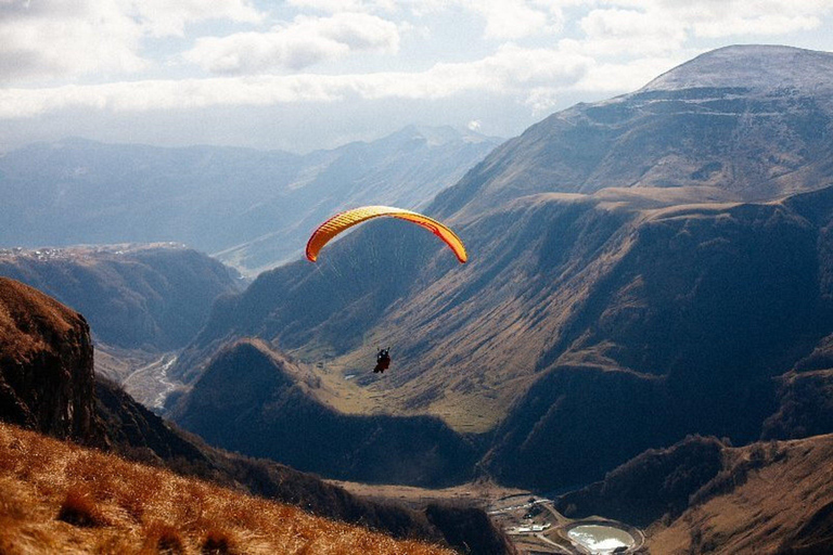 Tbilisi to Gudauri Tour with Rafting Horseback & Paragliding