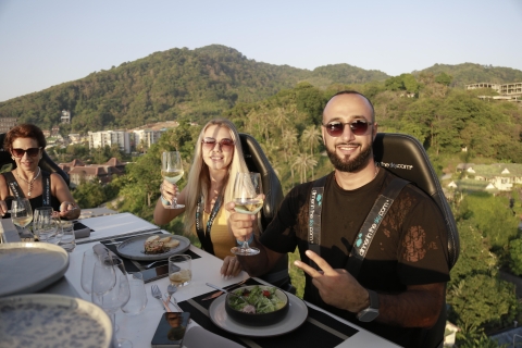 Phuket: Popołudniowe koktajle lub kolacja w przestworzachKoktajle na niebie