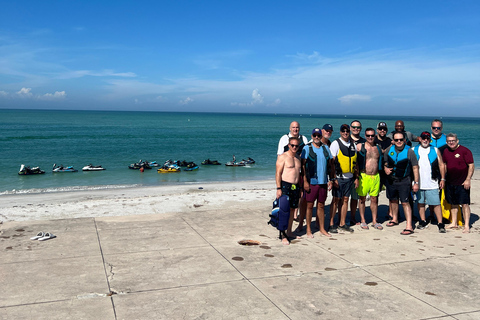 St. Pete: Guided Jet Ski Tour with Island Hopping