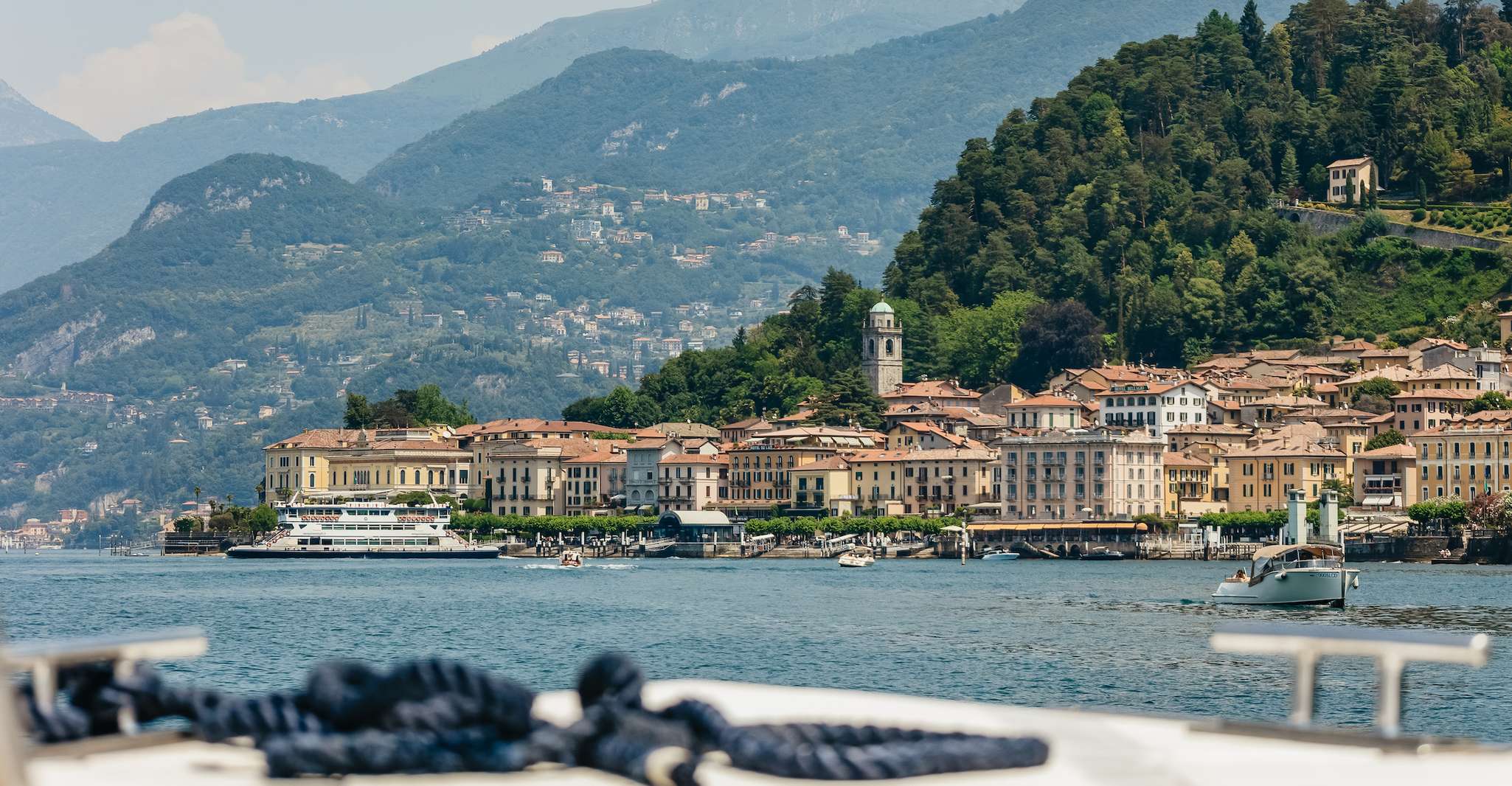 Depuis Milan, le lac Côme et Bellagio croisière en bateau privé - Hizvo