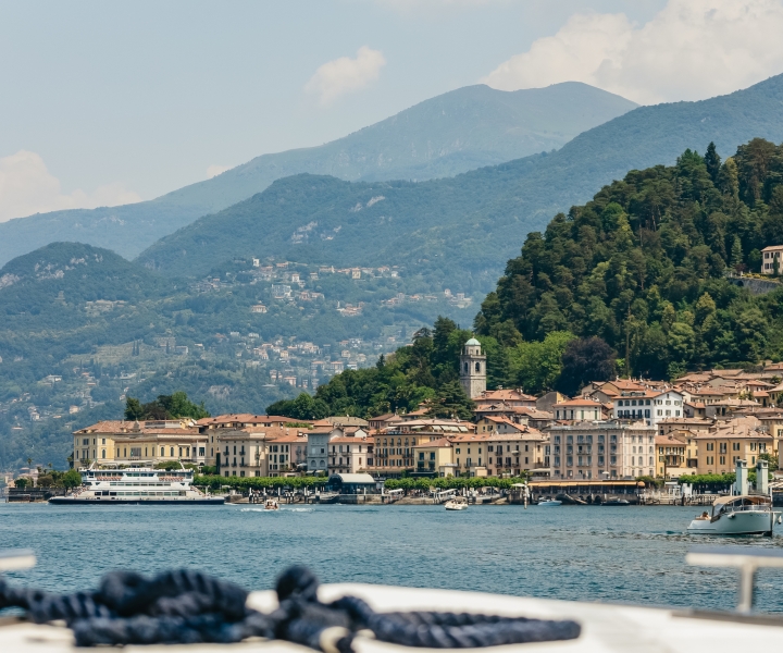 De Milan : lac de Côme et Bellagio avec croisière en bateau privé