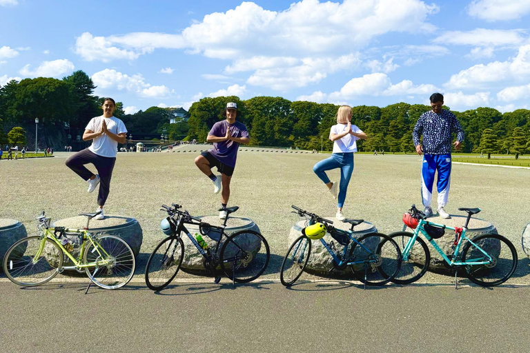 Tokyo: Rice Ball Making Class and Bike Tour of Local Areas
