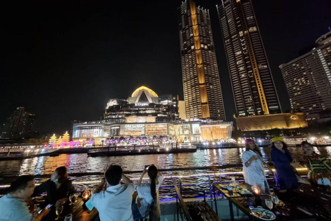 Bangkok: White Orchid River Cruise with Buffet Beer & Show