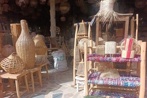 Agadir: Taghazout, Aghroud Village & Timlalin Desert Tour