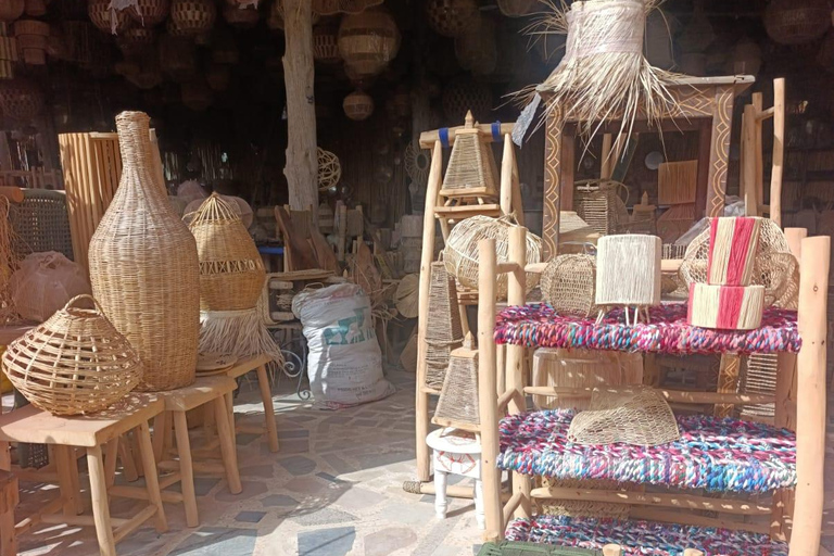 Agadir: Taghazout, Aghroud Village & Timlalin Desert Tour