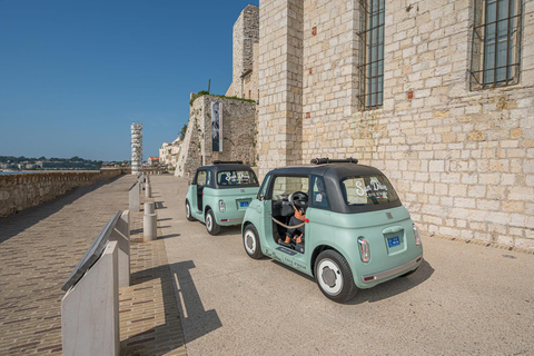 Antibes: Tour in a 100% electric Fiat Topolino 1-hour Discovery Tour in a Fiat Topolino