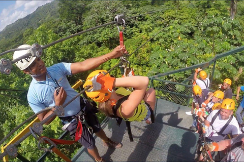 Punta Cana: Zipline Adventure z odbiorem z hotelu