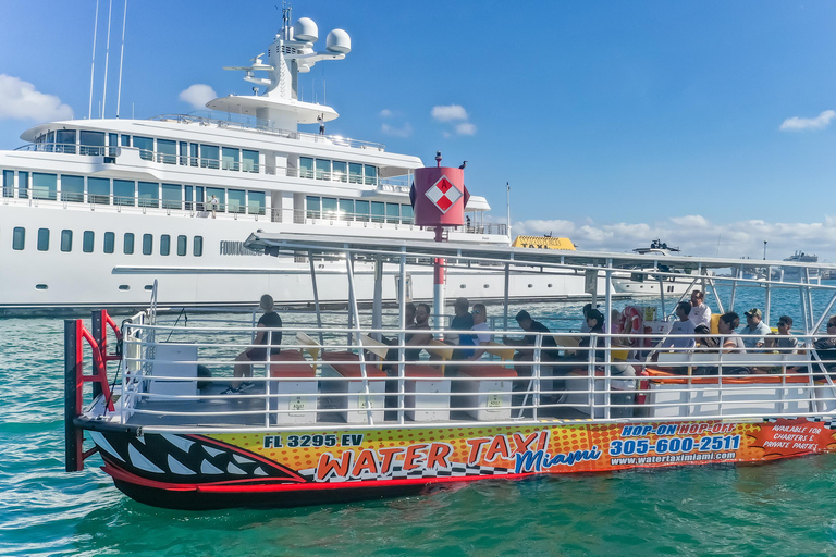 Táxi aquático Hop-on Hop-off em Miami e Miami BeachTáxi aquático hop-on hop-off em Miami e Miami Beach