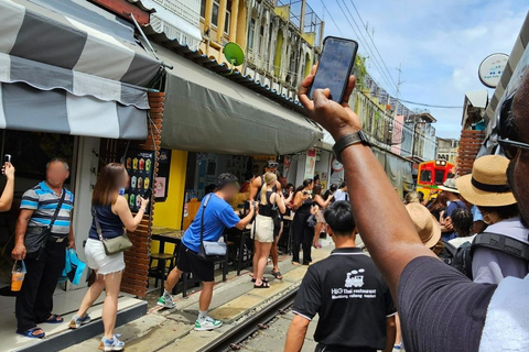 Mercado de trens (Rom Hub), mercado flutuante e passeio pelo Lago Salgado