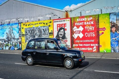 Belfast: excursão política de táxi