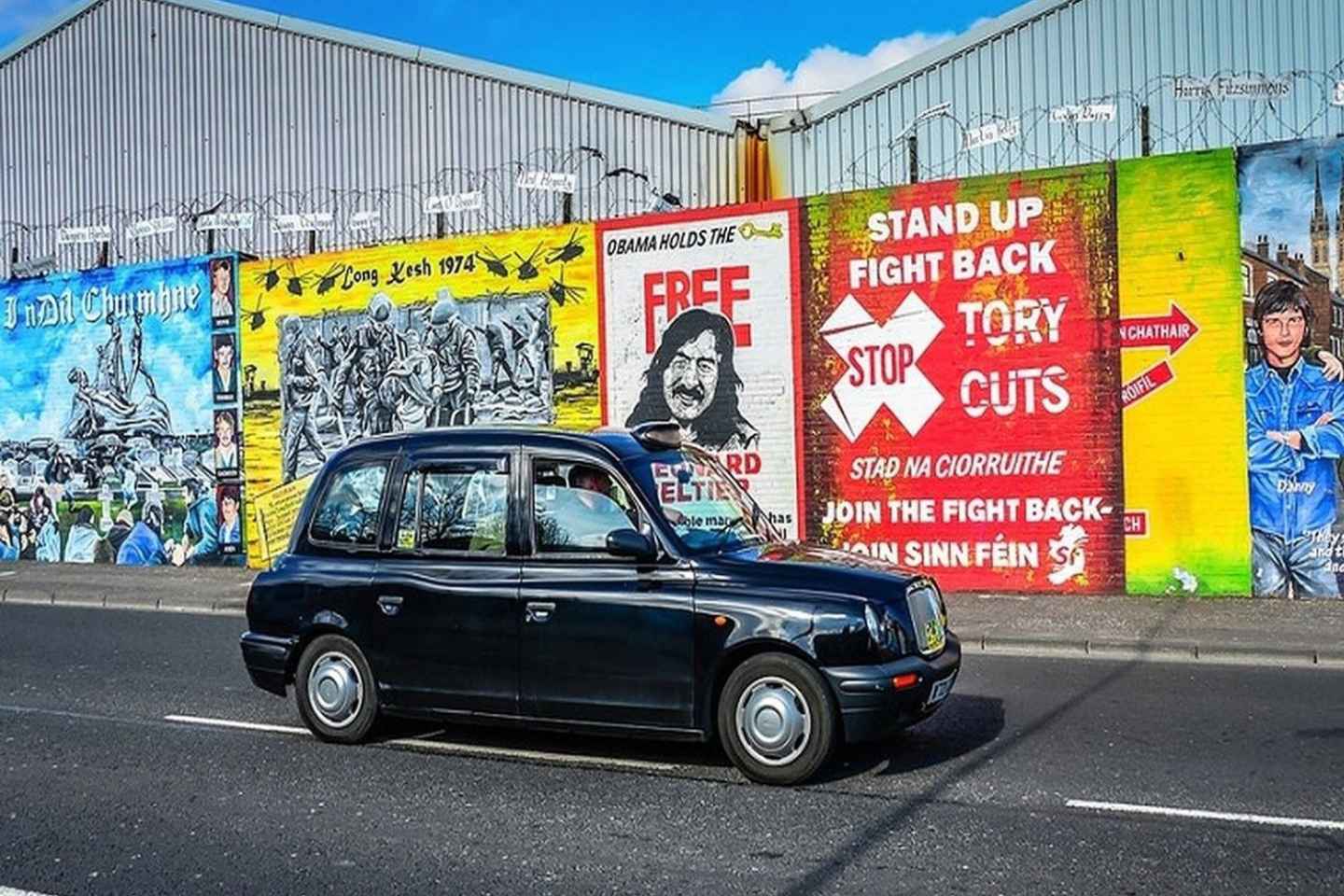Belfast: Politische Tour im Taxi