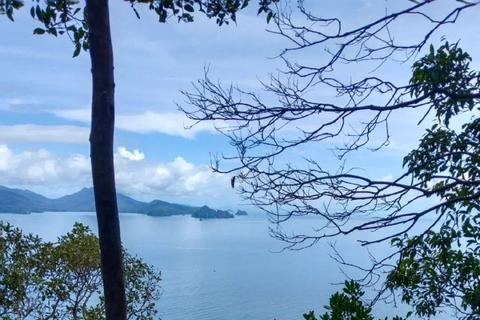 Langkawi Hidden Waterfall Hiking Tour with Thai Island Views