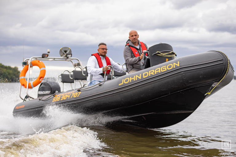 Warschau: Spannende 90 min. Speedboottocht op de Wilde Rivier