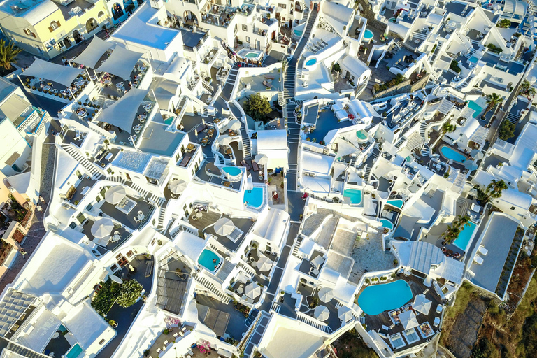 Santorini Panorama : visite à pied privée de 3 heuresPetit groupe privé