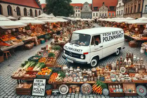 From Berlin: Polenmarket VIP Private half day Van Tour