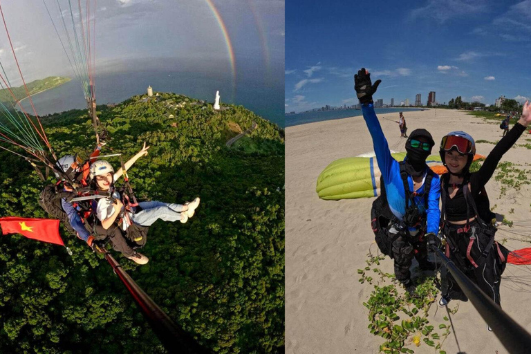 Da Nang: Ilha dos Macacos, mergulho com snorkel e parapente