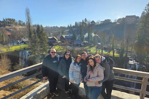 Excursion d&#039;une journée de Zagreb au parc national des lacs de Plitvice