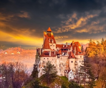Bukarest: Draculas slot, Peles-slottet og Brasov-dagstur