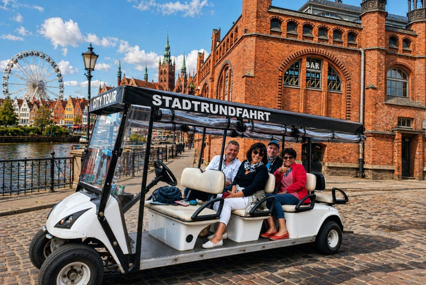 Danzica: tour guidato della città in golf cart/buggy panoramico