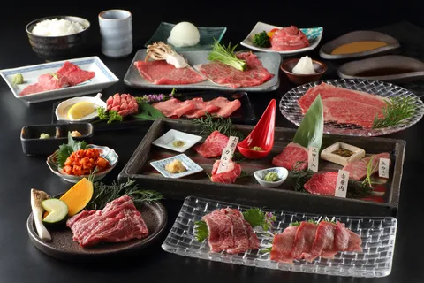 焼肉まんのう 心斎橋店」のプレミアム焼肉