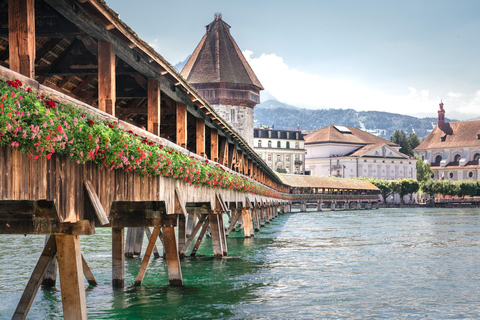 Zurich: Mount Rigi Day & Lucerne cable car, train and cruise