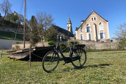 Loire-slott med elcykel