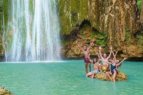 Samaná Dia inteiro, Ilha Baracardi, Cavalos, Cachoeira do Limão