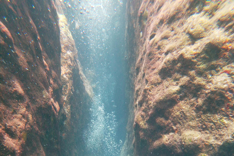 Scuba Diving in the Volcanic Caldera/shorelines of Santorini