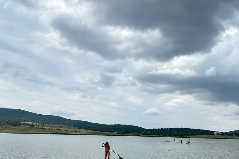 Tbilisi: Bazaleti Lake Stand-Up Paddleboarding Tour