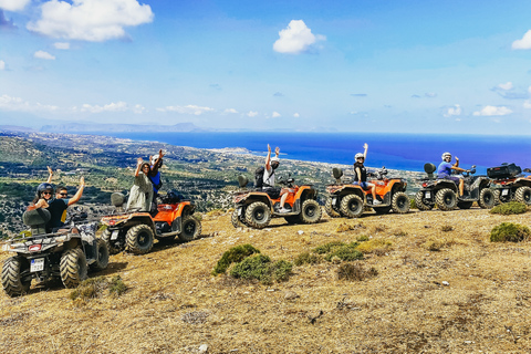 Från Rethymno: Halv dags safari med fyrhjulingQuad Safari för 1 förare