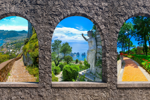 From Positano: Full-Day Boat Tour to Capri Small group tour from Positano