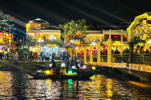 Shuttle Bus to Marble Mountain and Hoi An from Da Nang Shuttle Bus Marble Mountain- Hoi An at night from Da Nang