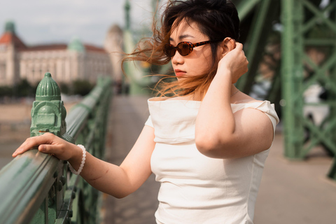Foto di strada nelle vie più belle di Budapest