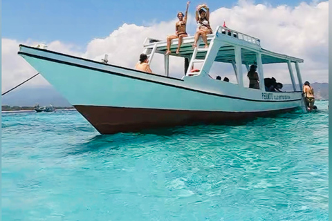 Depuis l&#039;île de Gili : Après-midi de plongée avec masque et tuba 3 îles