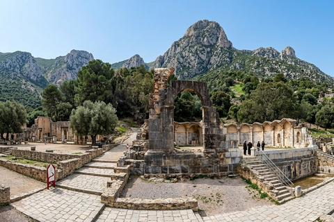 From Hammamet: Private Day Trip to Oudhna, Zaghouan, and Zriba El Olia Without a live guide