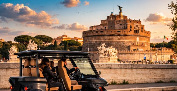 Golf Cart Tour of Rome: 90-Minute Private Tour of Monuments and Secrets