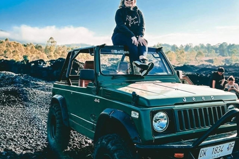 Mount Batur Sunrise Jeep Tour with Black Lava & Hot Springs Tour with transfer hotel only (without hot springs)