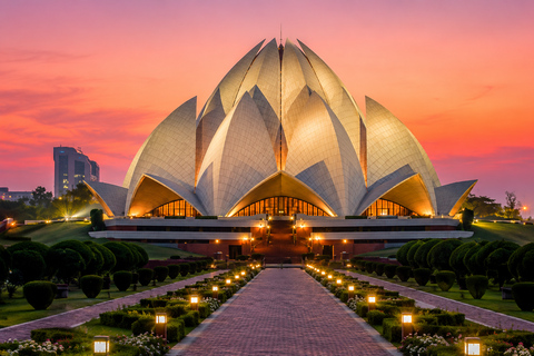 Delhi: Private Luxury Full-Day Tour of Old & New Delhi Full Day Old & New Delhi Tour ( Car + Guide )