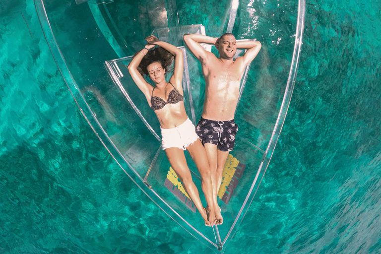 Isla Mujeres: Excursion Crystal Boat Tour at the Caribbean Isla Mujeres: Transparent Boat Tour