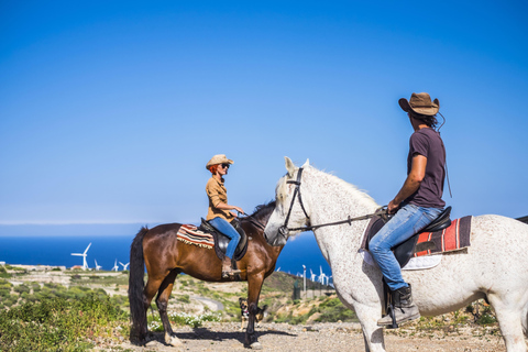 Mykonos: Horseback Riding To Fokos Beach & Farmland