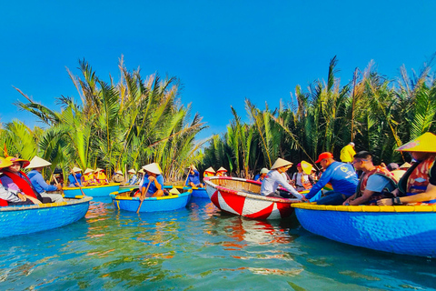 Hoi An: Passeios de barco com cestas de coco e traslados de ida e voltaTraslado de Hoi An