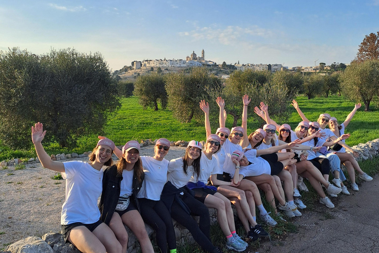 e-bike ring tour between Locorotondo and Martina Franca e-bike tour Locorotondo, Martina Franca and visit to a dairy