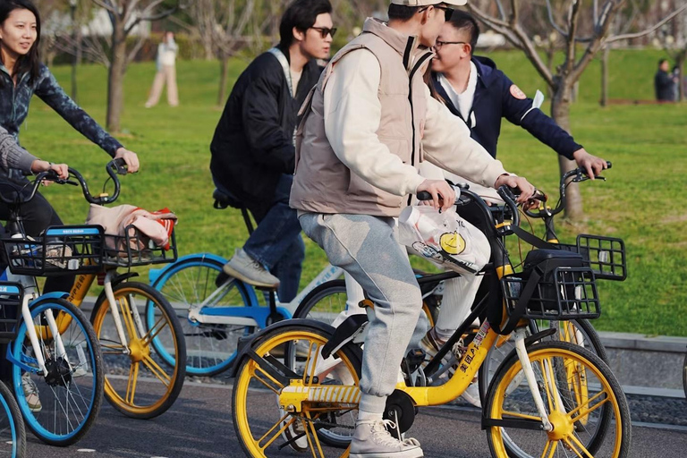 جولة دراجات/جولة في مدينة شنغهاي في نيو بوند وتجربة الحياة المحلية
