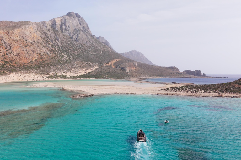 Kissamos : Croisière en bateau rapide à Balos et Gramvousa avec plongée en apnéeCroisière en bateau rapide sans prise en charge et retour