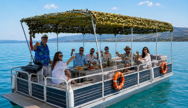 Tbilisi: Private Floating Platform Cruise with BBQ