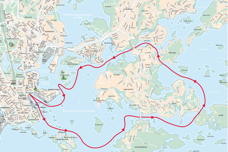 Helsingfors: 48-timmars kombinationsresa med buss och båt