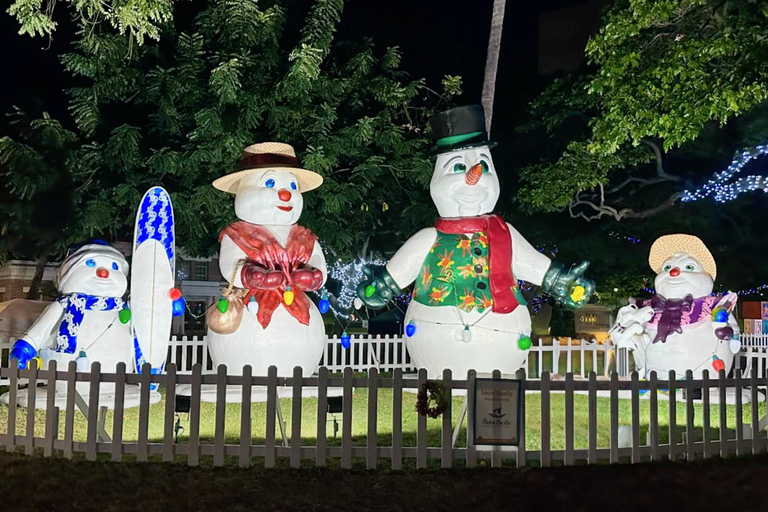 Honolulu : visite en trolleybus des lumières de Noël et Honolulu HaleHonolulu : visite en trolleybus des lumières de Noël avec Honolulu Hale