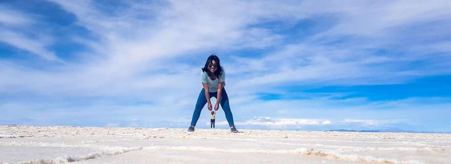 Uyuni : Visite d'une jounée des Salt Flats avec vin au coucher du soleil