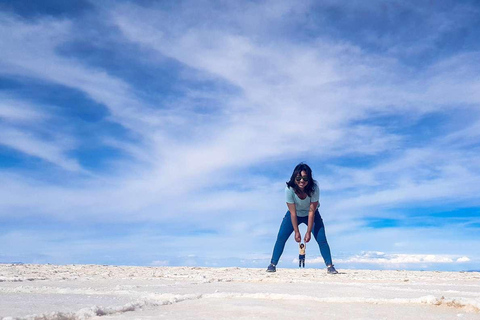 Uyuni: Tour di un giorno intero delle Saline con vino al tramonto