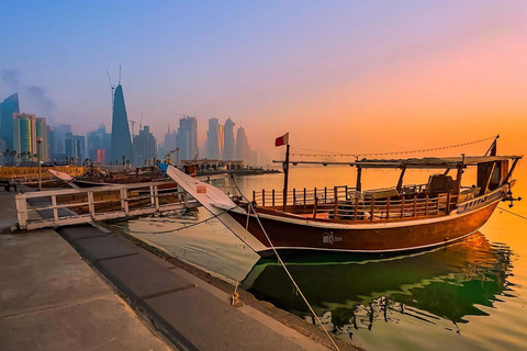 Doha: Traditional Dhow Harbor Tour With Pickup & Drop Off